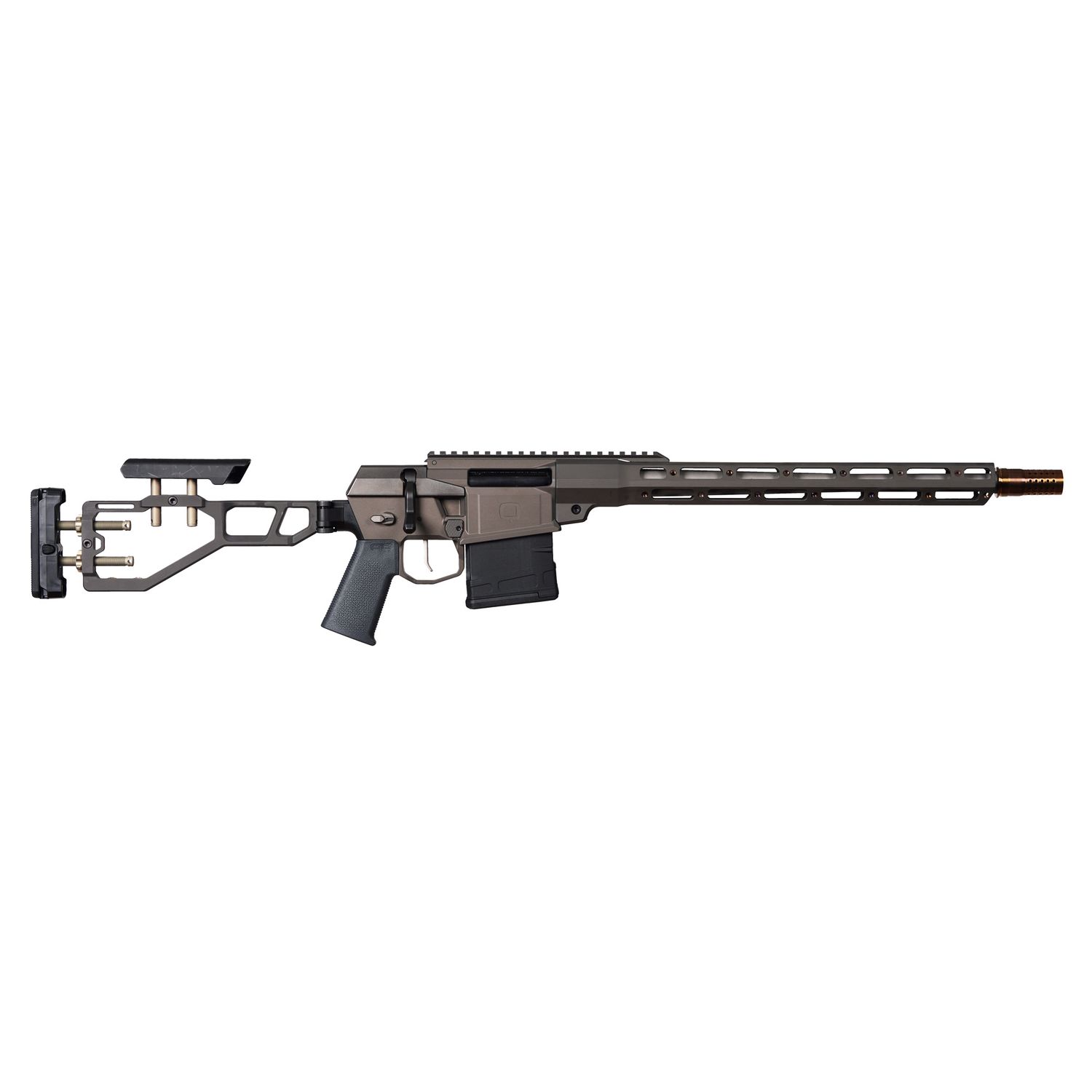 Q The Fix Bolt Action Rifle, QFIX8616INBLK, 8.6 BLK, 16", Gray Finish, Folding Stock, 10 Rds