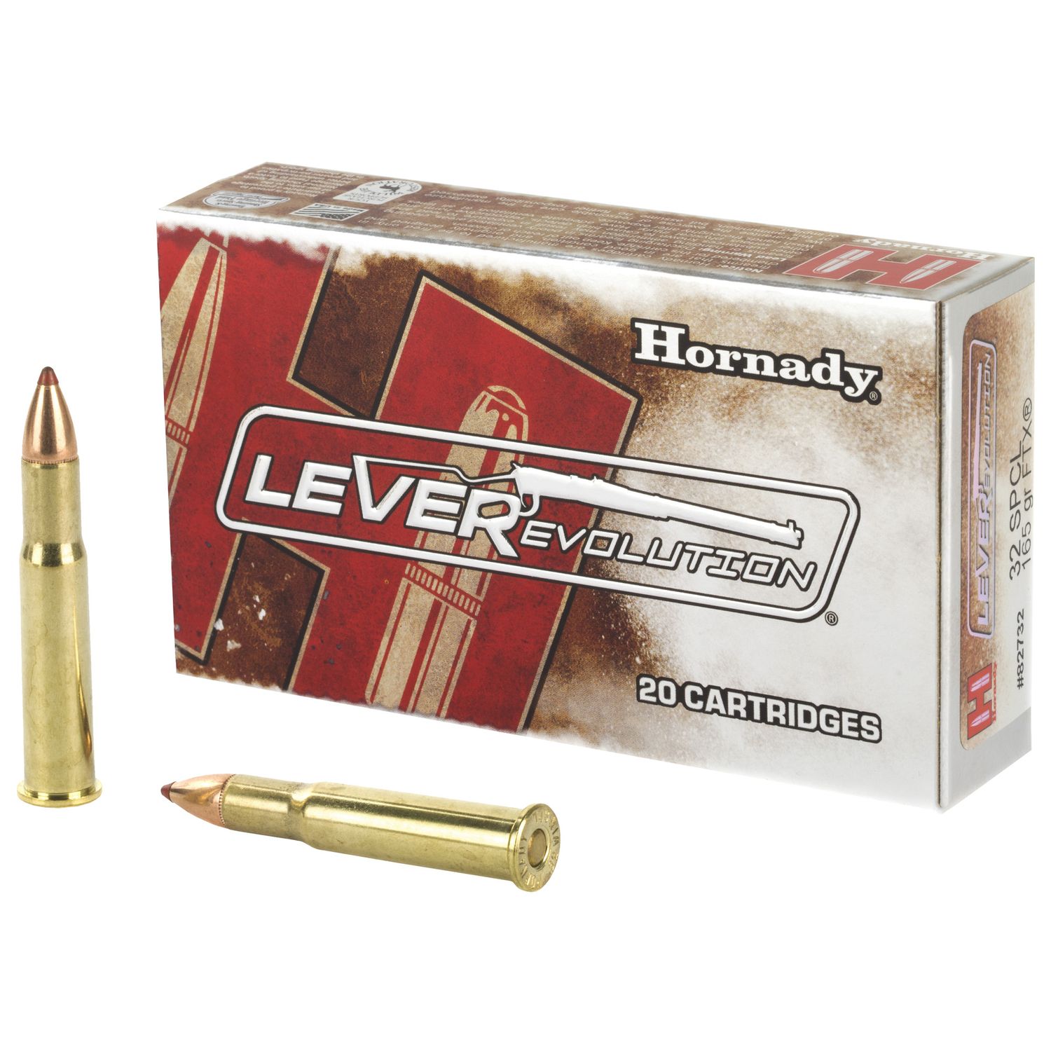 Hornady LeveRevolution Ammunition 82732, 32 Special, Flex Tip, 165 GR, 20 Rd/bx