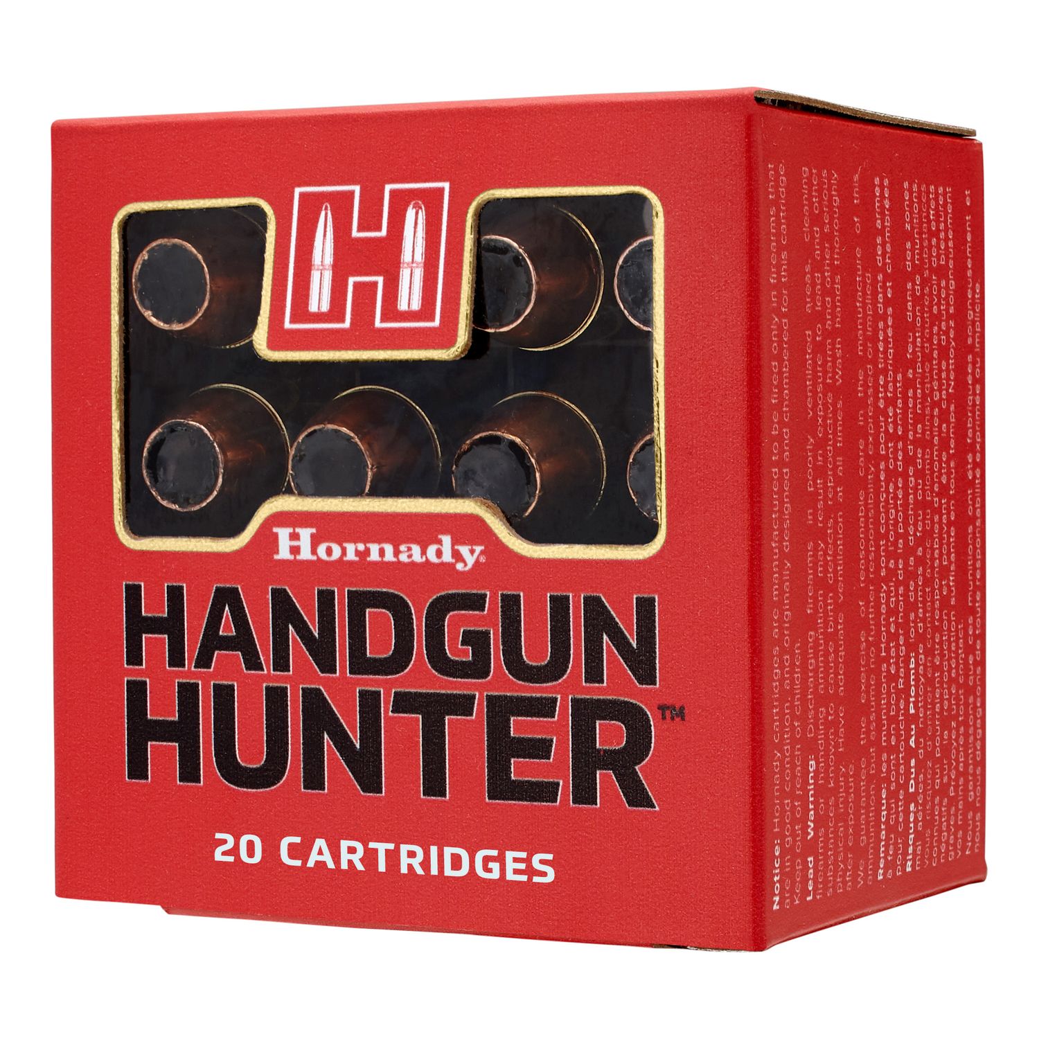 Hornady Handgun Hunter Pistol Ammunition 91267, 10mm Auto, MonoFlex, 135 gr, 1315 fps, 20 Rd/Bx