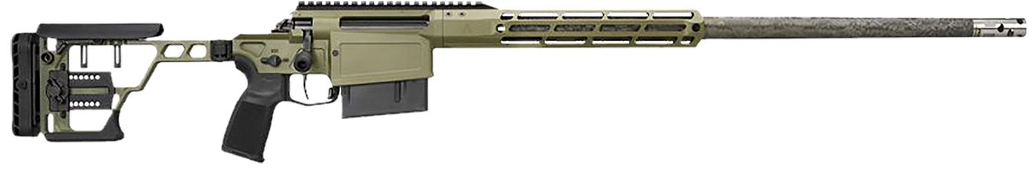 Sig Sauer Cross Magnum Sawtooth Bolt Action Rifle CROSSMAG300PRC24BSAW, 300 PRC, 24", Chassis Stock, OD Green Finish, 6 Rds