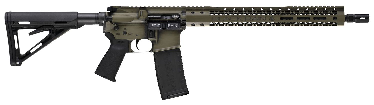 Black Rain Ordnance Spec 15+ We The People Rifle BROWTPBGB, 5.56x45mm NATO, 16", Magpul Grip/Carbine Stock, 30 Rds