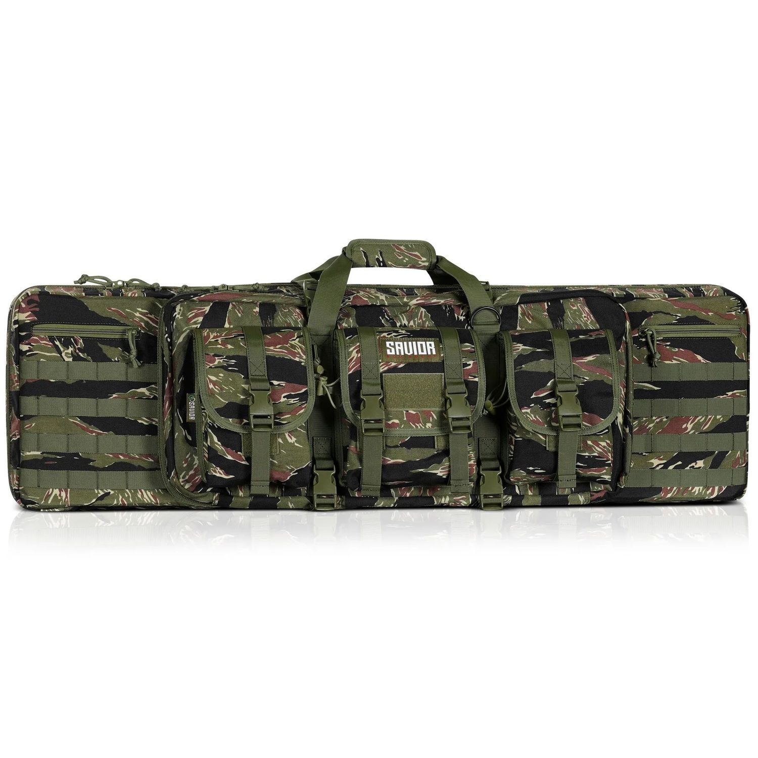 Savior Equipment American Classic Double Rifle Case, 36", Tiger Camo (RB-3612DG-V1-TIGR)