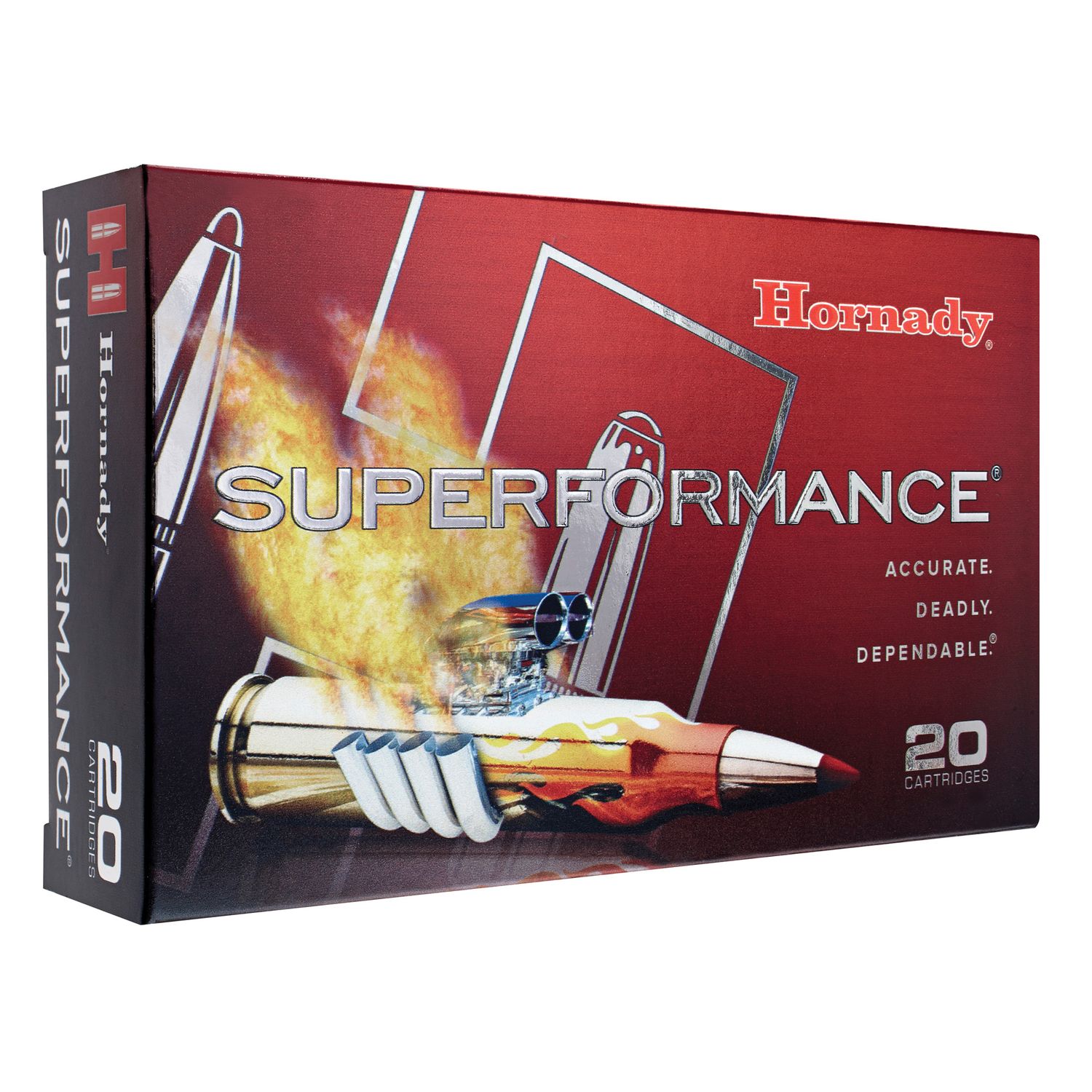 Hornady Superformance Rifle Ammunition 81169, 30-06 Springfield, CX, 165 GR, 2940 fps, 20 Rd/bx