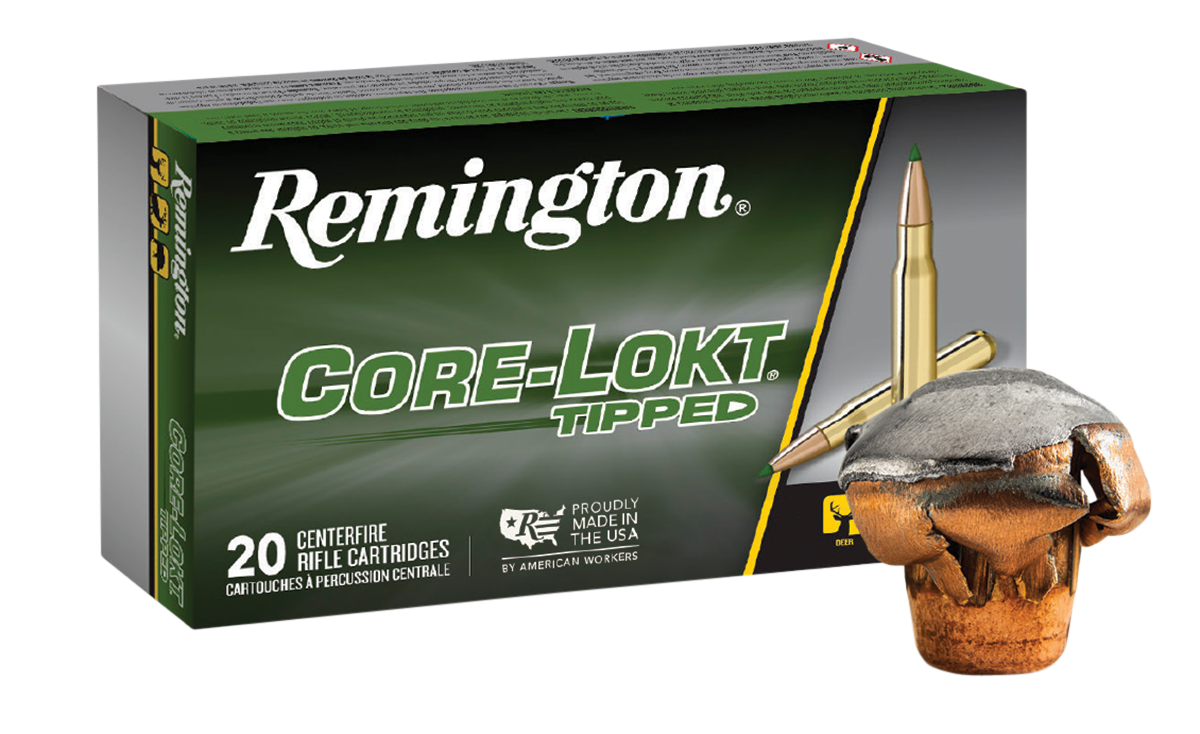 Remington Rifle Ammuntion RT308WB, 308 Winchester, Core-Lokt Tipped, 165 GR, 2700 fps, 20 Rd/bx