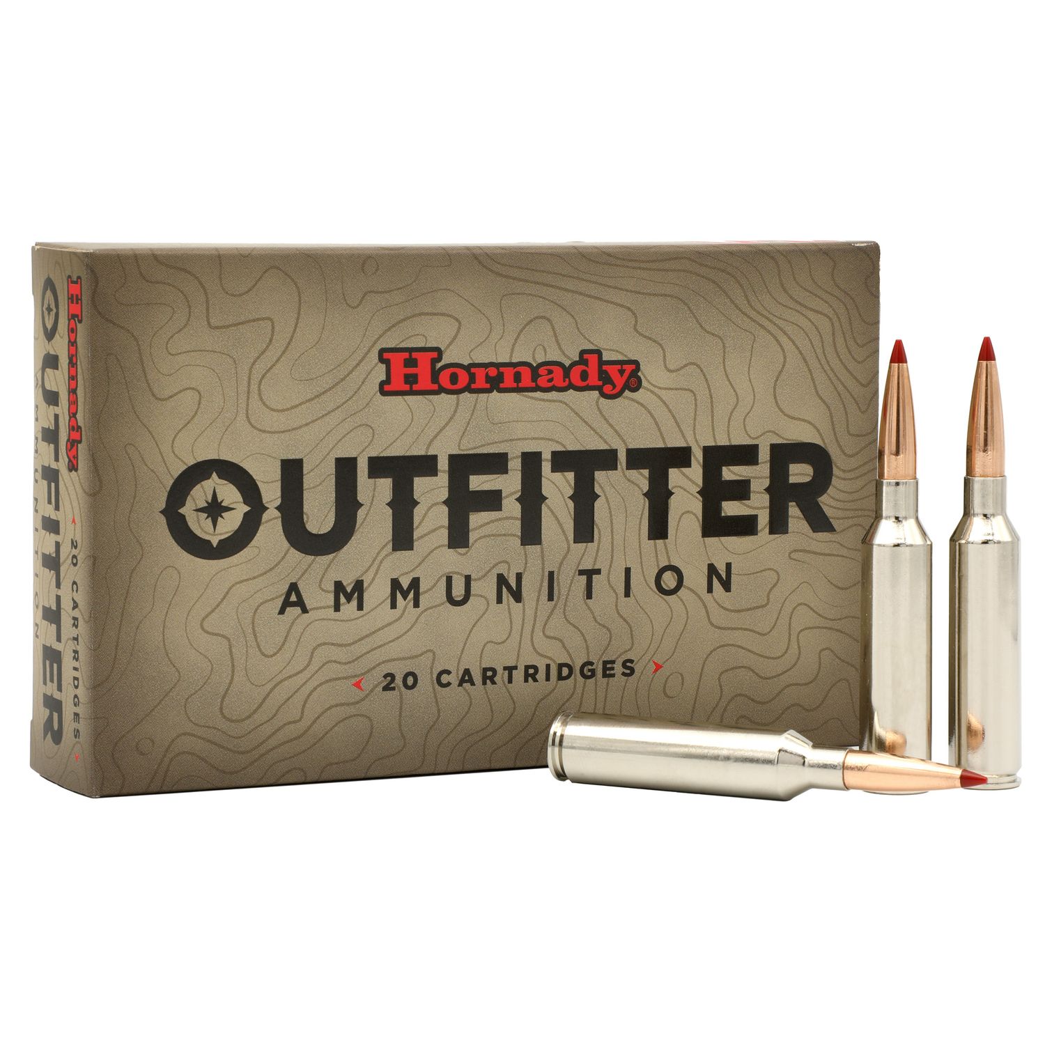 Hornady Outfitter Rifle Ammunition 80982, 308 Winchester, CX, 150 Gr, 2800 fps, 20 Rds