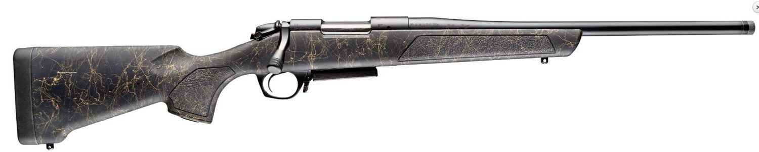 Bergara B-14 Stoke Bolt Action Rifle B14S904, 22-250 Rem, 20", Black w/Tan Web SoftTouch Stock, Graphite Black Finish, 4+1 Rds