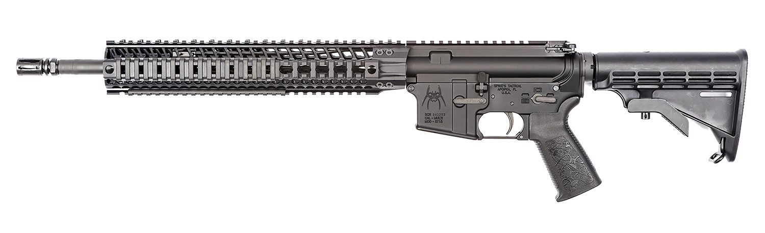 Spike's Tactical ST-15 LE Mid-Length Rifle STR5035-R3S, 223 Rem/5.56 NATO, 16", Spikes Tactical M4 Stock