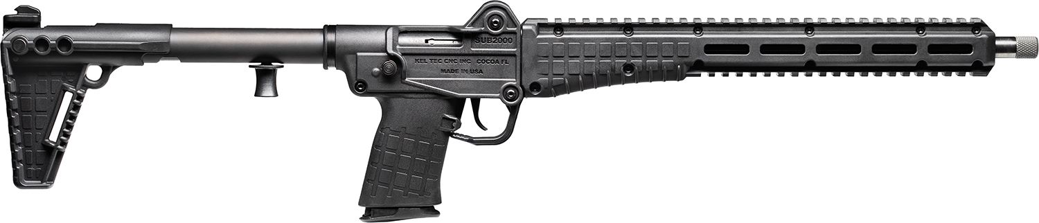 Kel-Tec SUB-2000 Semi-Auto Rifle SUB2K57BLK, 5.7x28mm, 16.15", Folding Stock, Black Finish, 20 Rd