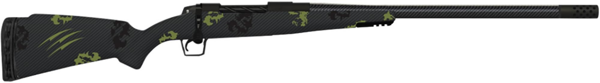 Fierce Carbon Rogue Bolt Action Rifle ROG300622BF, 30-06 Springfied, 22" Threaded, Black/Forest Camo Stock