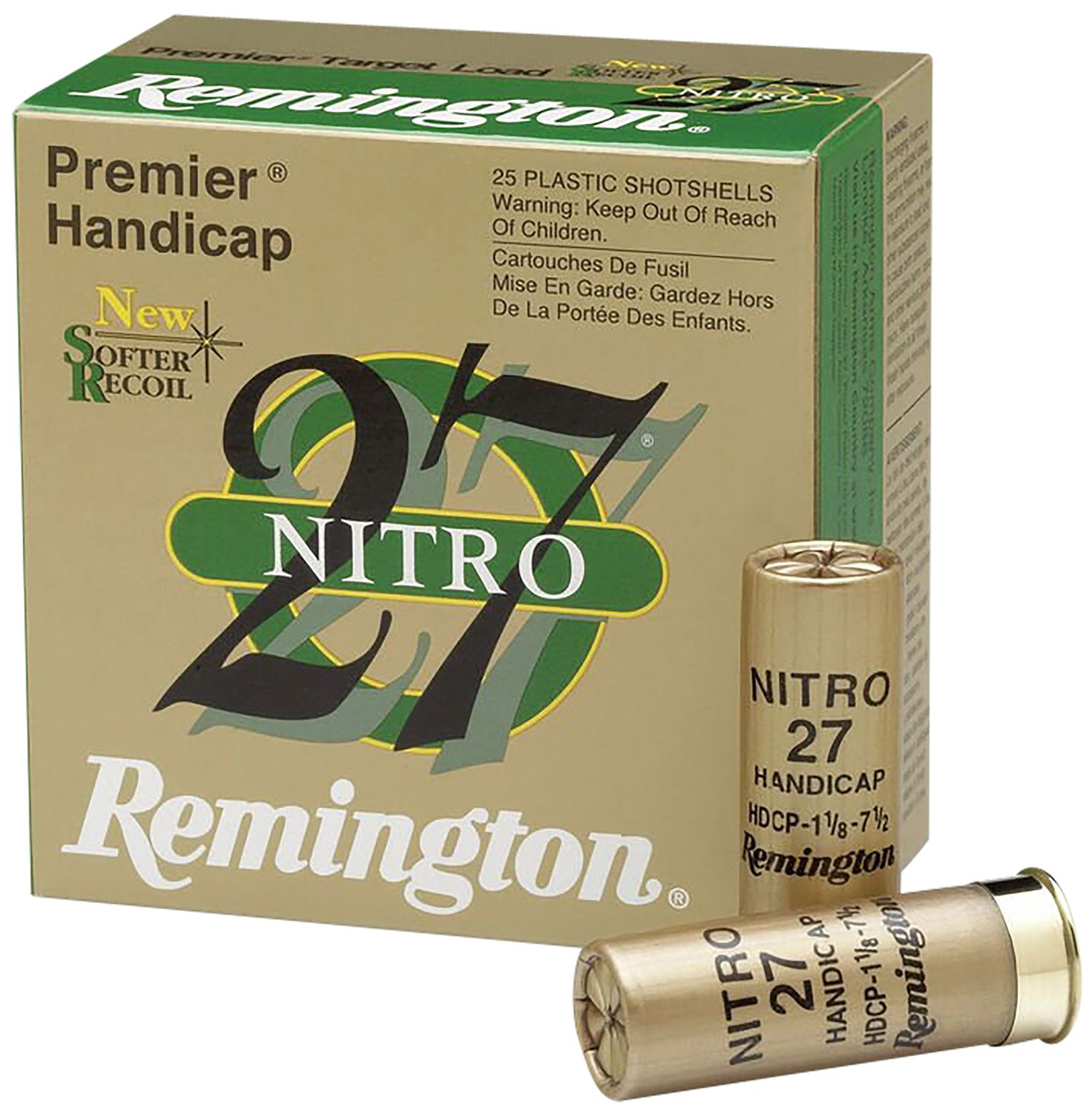 Remington Premier STS Target Loads STS12NH17, 12 Gauge, 2-3/4", 1 oz, 1290 fps, #7.5 Lead Shot, 25 Rds/Bx