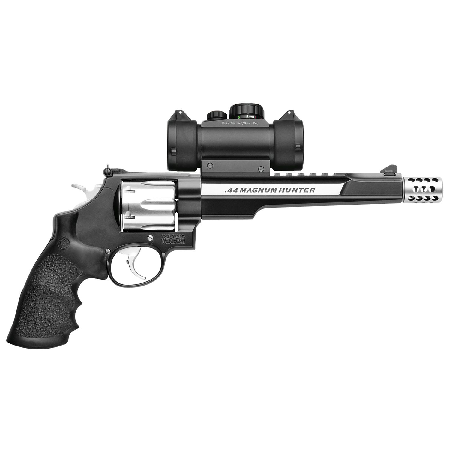 Smith & Wesson M629 Revolver 170318, 44 Remington Magnum, 7.5 in, Black Synthetic Grip, Two-Tone Stainless Finish, 6 Rd