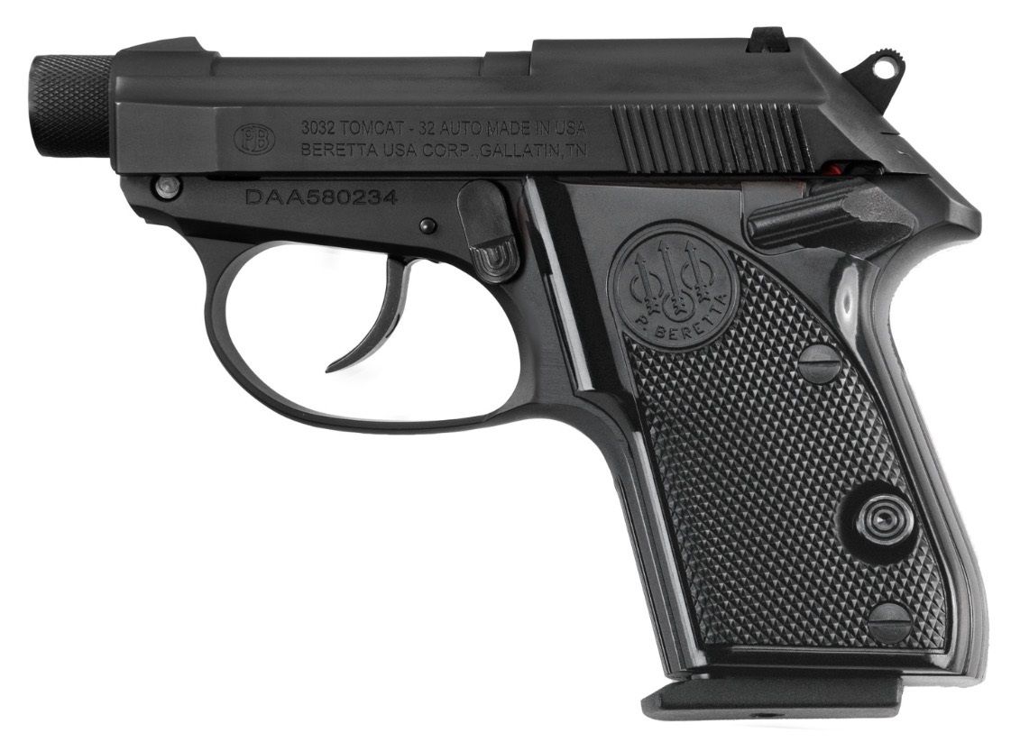 Beretta 3032 Tomcat Covert Pistol J320127, 32 ACP, 2.9in, Alloy Frame, 7 Rds