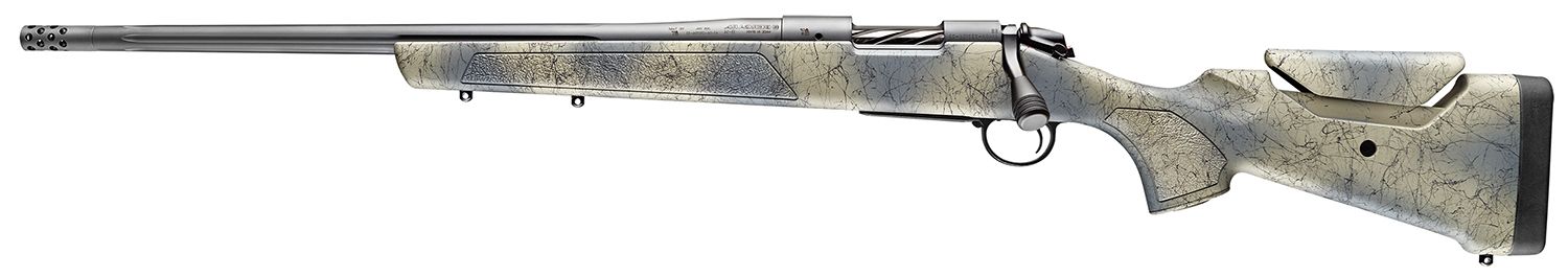 Bergara B-14 Sierra Wilderness Left Handed Rifle B14S801L, .308 Win, 20", Wilderness Camo Stock, Gray Cerakote Finish, 4+1 Rds