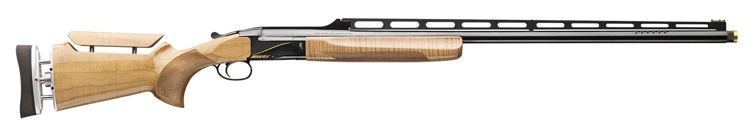 Browning BT99 Max Single-Shot Shotgun 017092401, 12 Gauge, 34", 2-3/4" Chmbr, Grade IV Gloss Maple Stock, Blue Finish