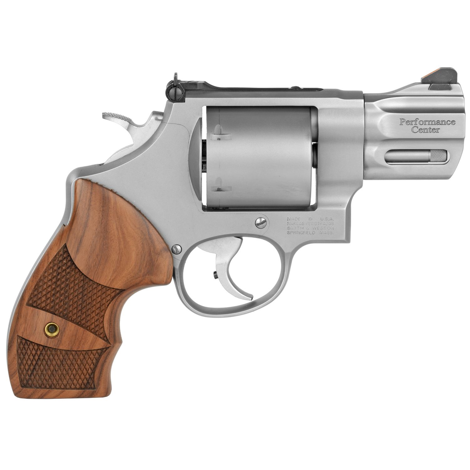 Smith & Wesson M629 Revolver 170135, 44 Remington Magnum, 2 5/8 in, Wood Grip, Matte Stainless Finish, 6 Rd