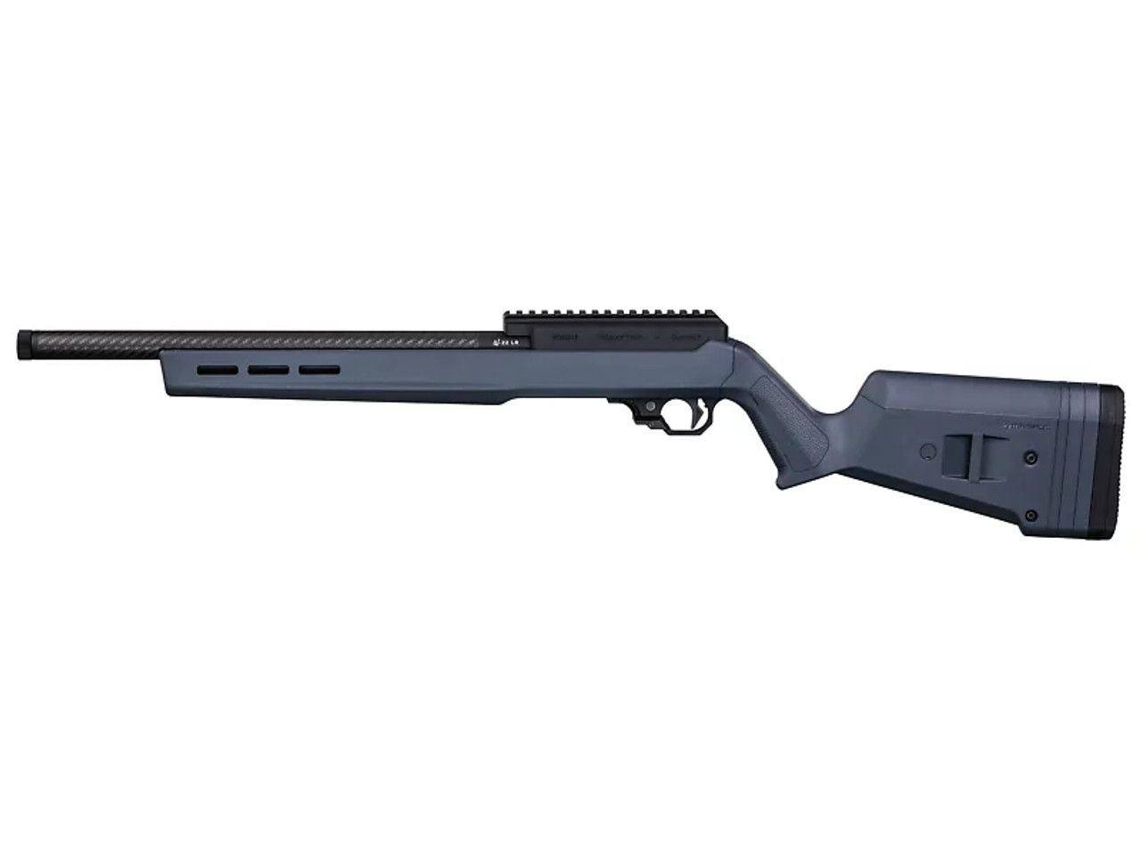 Volquartsen Summit Rimfire Rifle VCB-0285, 22 LR, 16", Magpul Gray Stock, Carbon Barrel, Rapid Release, Straight Pull, 10+1