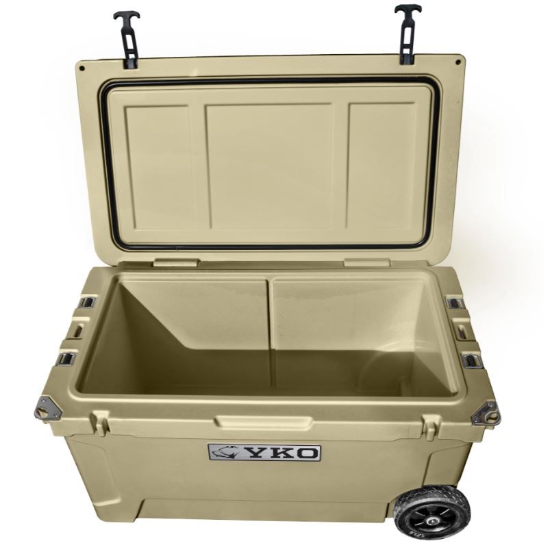 Yukon Outfitters Hard Cooler 65 QT, w/Able's Logo, Tan (MGYHC6502)