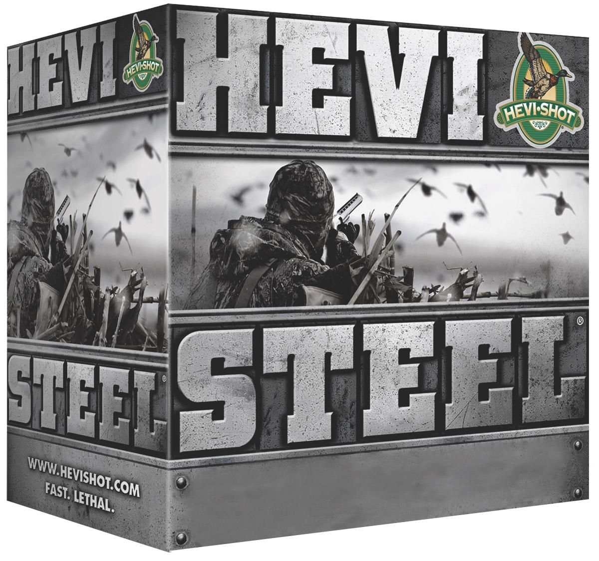 Hevishot Hevi-Steel Shotshells 61223, 12 Gauge, 2 3/4", 1-1/8 oz, 1500 fps, #3 Shot, 25 Rds/Bx