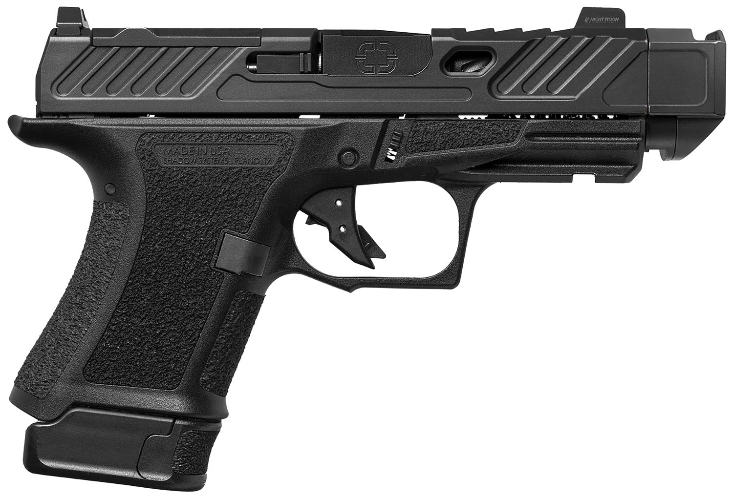 Shadow Systems CR920P Elite Sub-Compact, SS4212, 9mm 3.75", Nitride Match Grade Barrel w/Comp & Optic Ready, 10/13 Rnd