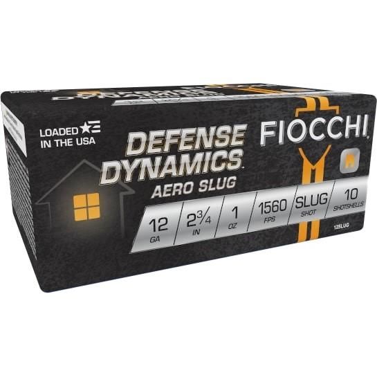 Fiocchi Aero Rifle Slug 12SLUG, 12 Gauge, 2-3/4", 1 oz, 1560 fps, Lead Rifle Slug, 10 Rd/bx