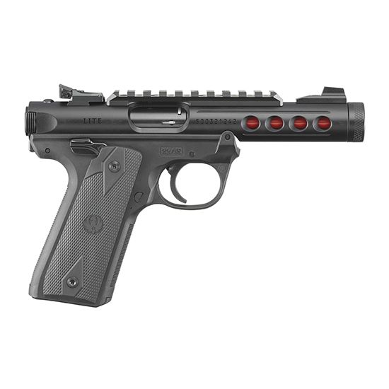 Ruger Mark IV 22/45 Lite USMC Rimfire Pistol 43942, 22 LR, 4.4" Threaded, Black Anodized Finish, 10 Rd