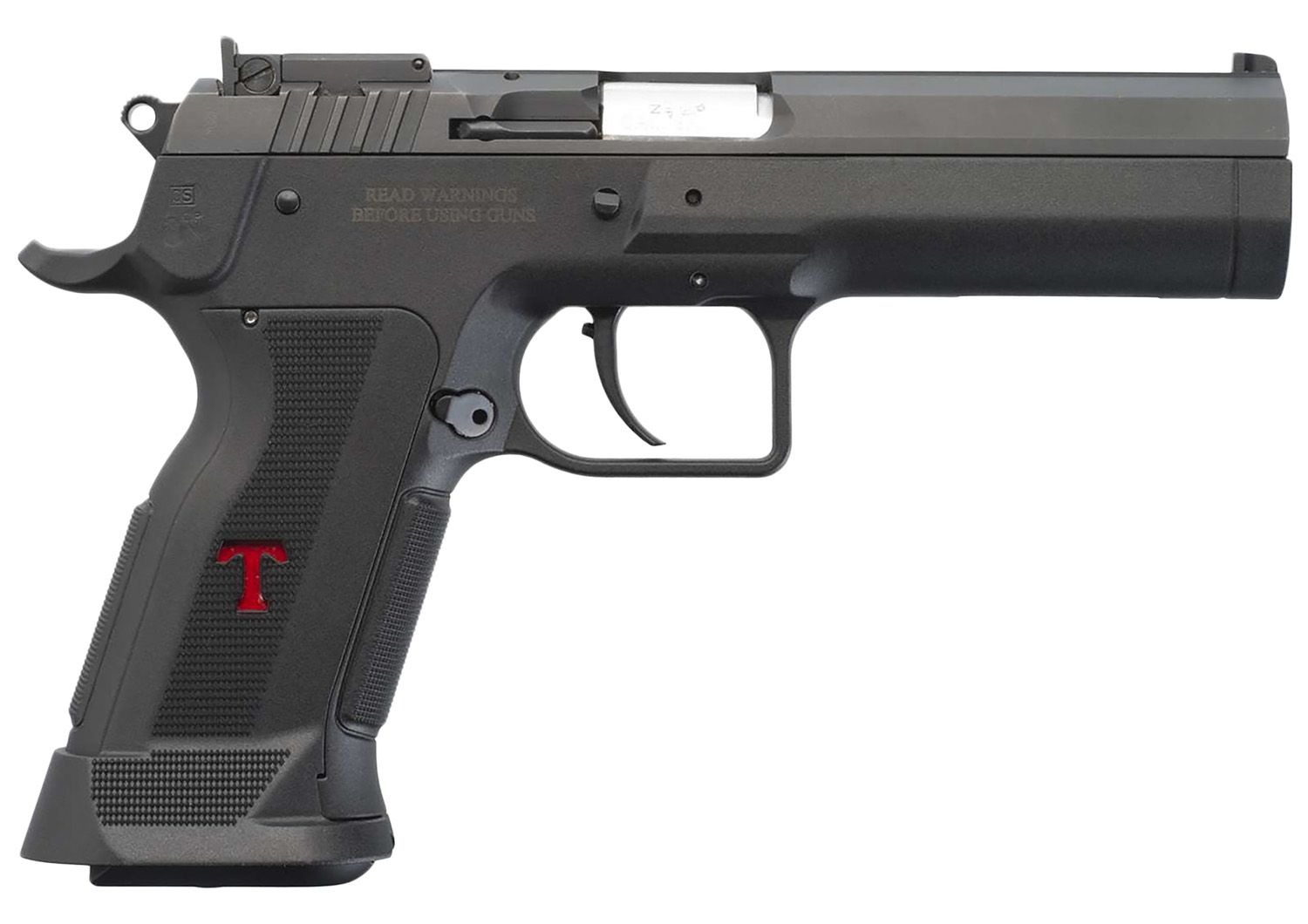 EAA Stock III Pistol TFSTOCK3P9, 9mm Luger, 4.44in, Black Polymer Grips, Black Finish, 16 Rds