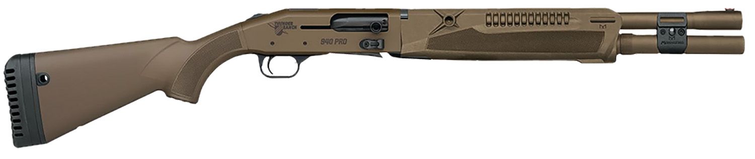 Mossberg 940 Pro SPX Tactical Shotgun 85181, 12 Gauge, 18.5", 3" Chmbr, Black Synthetic Stock, FDE Finish, 7+1