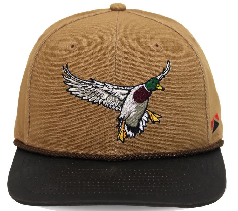 Paramount Outdoors, Canvas Mallard Drake Duck Hat with Wax Cloth Visor (PA02413-EXX-OSFM)