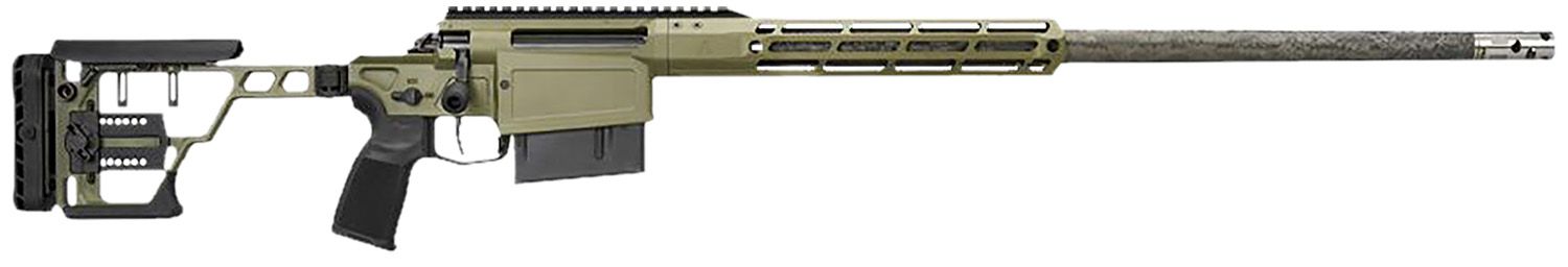 Sig Sauer Cross Magnum Sawtooth Bolt Action Rifle CROSSMAG7PRC24BSAW, 7mm PRC, 24", Chassis Stock, OD Green Finish, 6 Rds