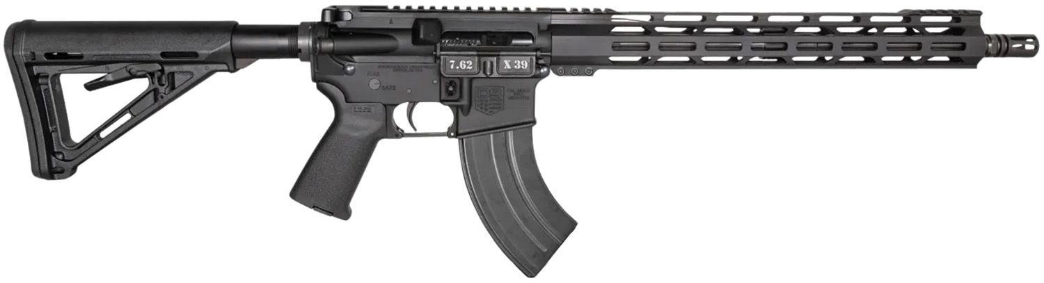 Diamondback DB15 Rifle DB1718O001, 7.62x39mm, 16 in, Magpul Grip, Black Finish, 28 Rd