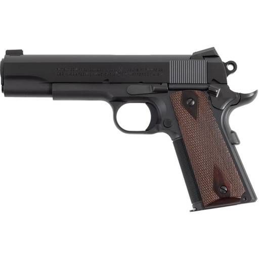 American Tactical GSG 1911 Pistol 2210M1911, 22 Long Rifle, 5 in, Checkered Wood Grip, Black Finish, 3-Dot Fixed Sights, 10 Rd