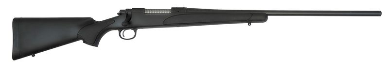 Remington 700 ADL Bolt Action Rifle R84601, 22-250 Remington, 24", Black Synthetic Stock, Blued Finish, 4 Rds