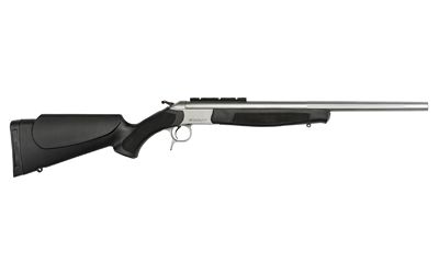 CVA Scout Takedown Compact Break Open Rifle CR4816S, 243 Winchester, 20", Black Synthetic Stock, Stainless Steel Finish, 1 Rds