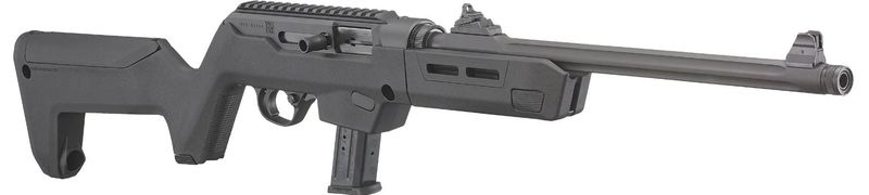 Ruger PC Carbine Backpacker Rifle 19129, 9mm, 16.12", Synthetic Stock, M-Lok Handguard, Black Finish, 17 Rds