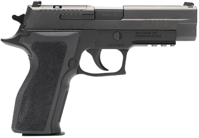 Sig P226 Elite Pistol E26R9BSER2, 9mm, 4.4 in, Blue Polymer Grip, Black Finish, Optic Ready, 15 Rd