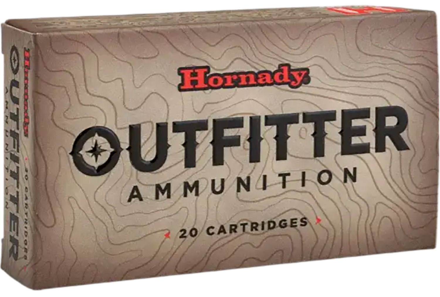 Hornady Outfitter Rifle Ammunition 814874, 6.5 Creedmoor, Copper Alloy eXpanding (CX), 120 GR, 2925 fps, 20 Rd/bx