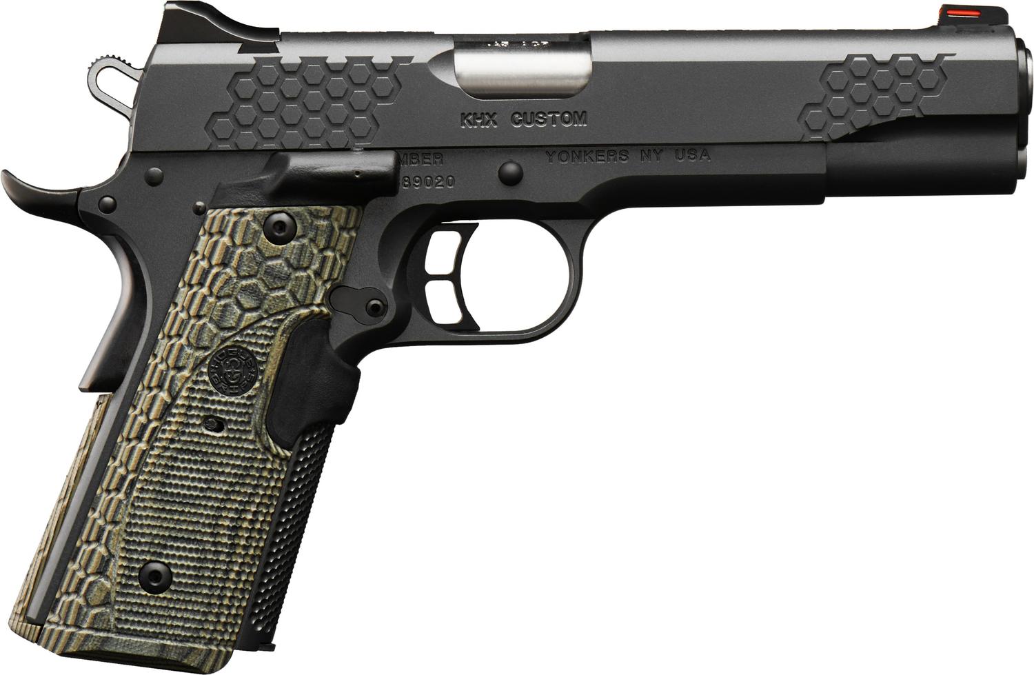Kimber 3000358 KHX Custom Pistol - 45 ACP, 5 in Barrel, Stainless Steel Frame, Steel Slide, 8 Rd