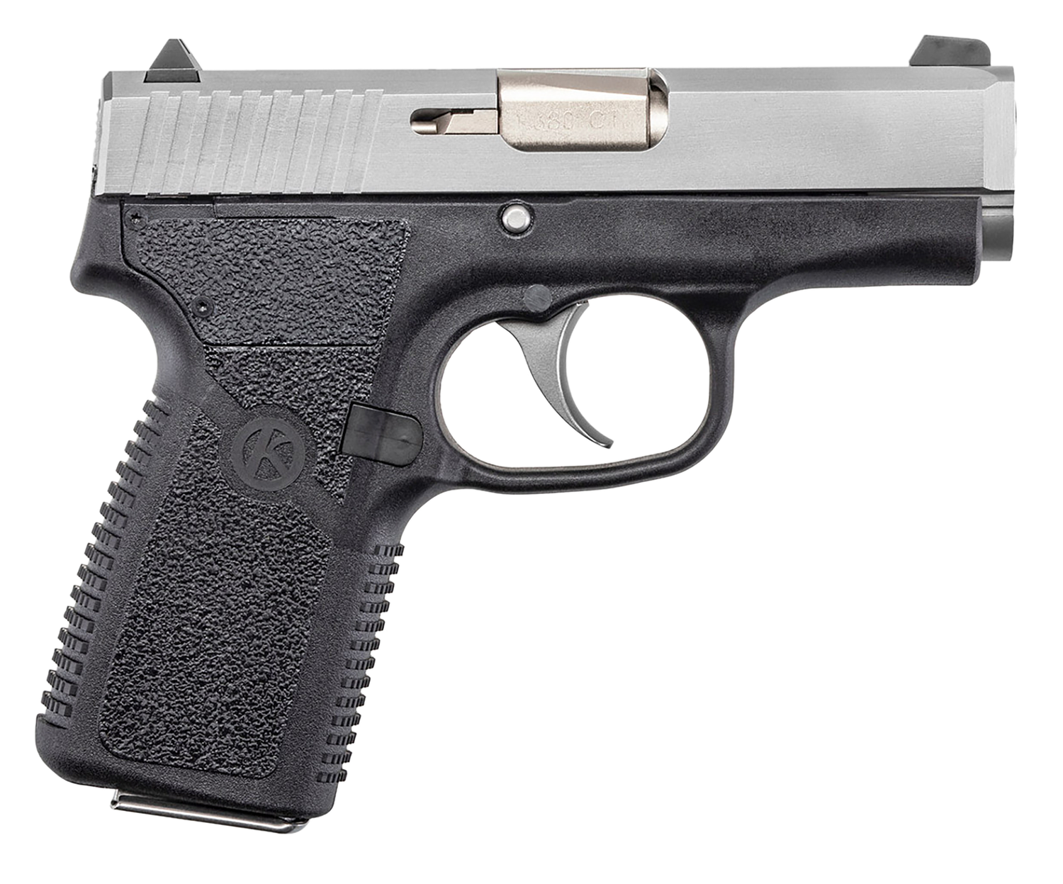 Kahr CT380 Pistol CT3833, 380 Automatic Colt Pistol ACP, 3", Black Polymer Grips, Black Finish, 7 Rds
