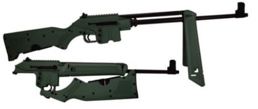 Kel-Tec SU-16C Semi-Auto Rifle SU16CGRN, 5.56 NATO, 16", Folding OD Green Synthetic Stock, 10 Rds