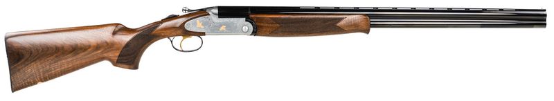 EAA SLX 692 Gold Break Open Shotgun FRS6922028, 28", 3" Chmbr, Silver Gold Engraved Metal Finish & Walnut Stock, 2 Rds
