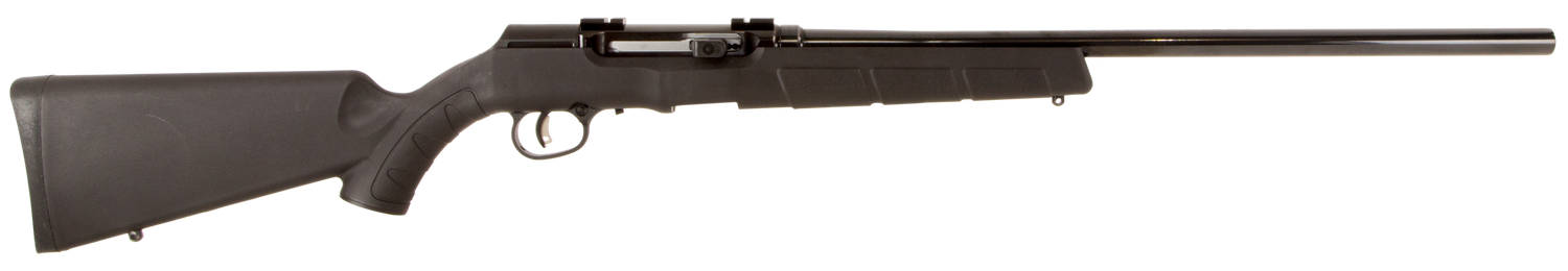 Savage A17 Heavy Barrel Semi-Auto Rifle 47007, 17 Hornady Mag Rimfire HMR, 22", Black Synthetic Stock, Blued Finish, 10 Rds