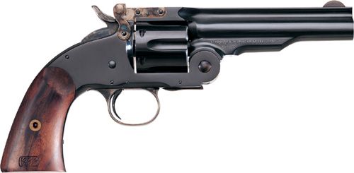 Uberti 1875 No. 3 2nd Model Top Break Revolver U348577, 38 Special, 5", Two Piece Walnut Stock, Blued Finish