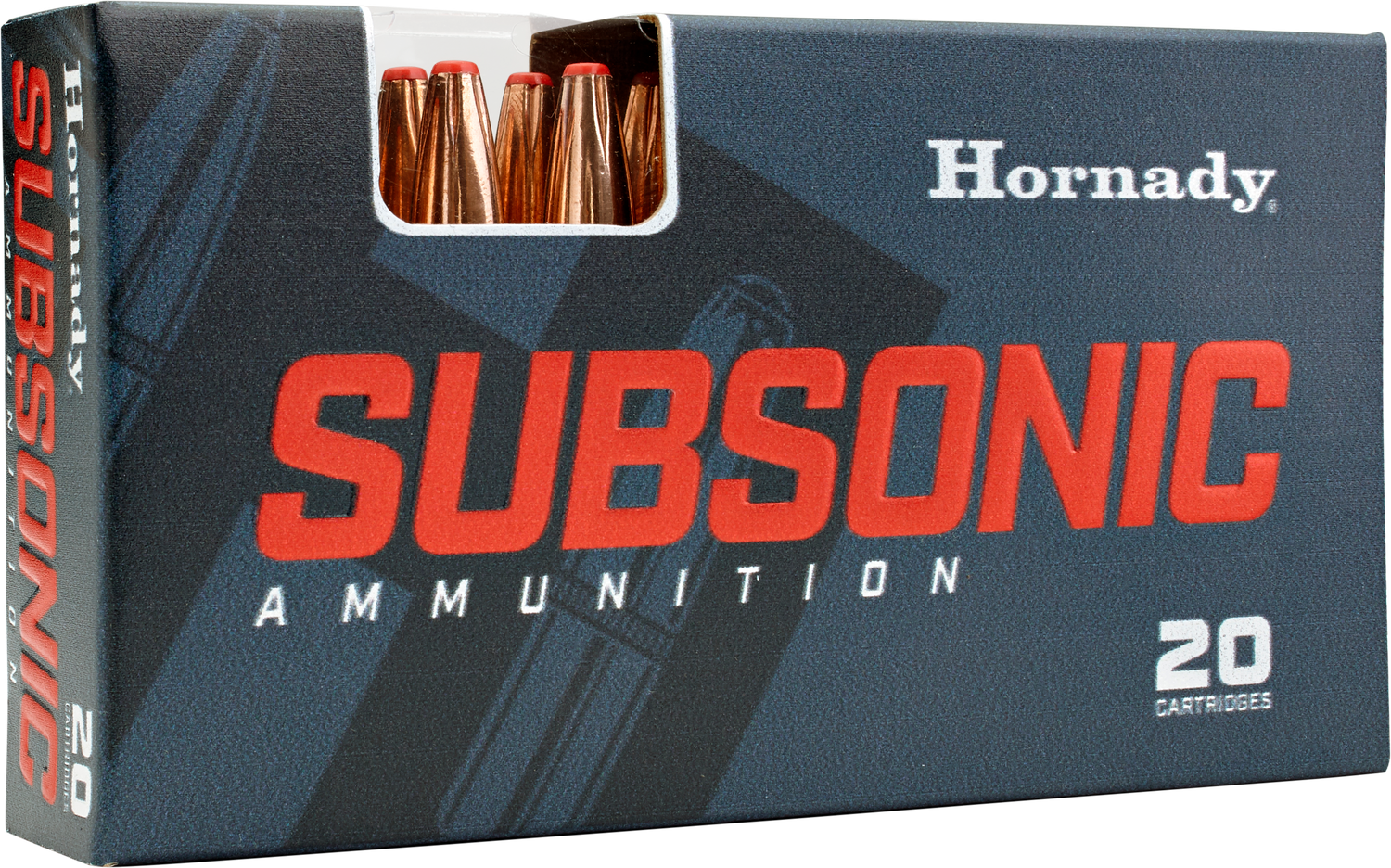 Hornady Sub-X Rifle Ammunition 80809, 30-30 Winchester, Sub-X, 175 GR, 20 Rd/bx