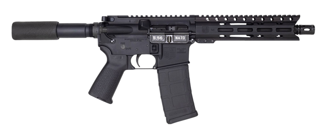 Diamondback Carbon DB15 Pistol DB1915K001, 5.56 NATO, 10in, No Stock, MOE Grips, Black Finish, 30 Rds