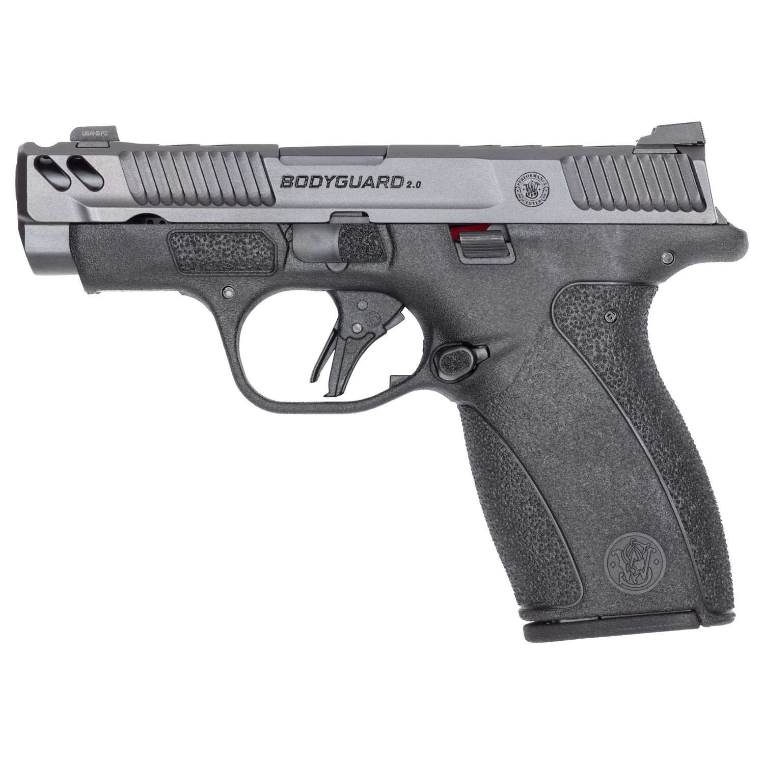 Smith and Wesson M&P Bodyguard 380 2.0 CC Pistol 14416, 380 ACP, 3.1in, Black Polymer Grips, 12 Rds