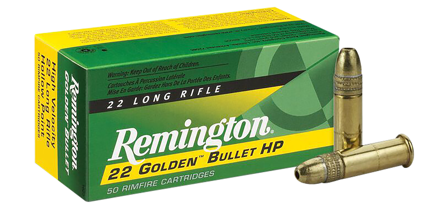 Remington Rimfire Ammunition 1622, 22 Long Rifle, Plated Hollow Point (HP), 36 GR, 1280 fps, 50 Rd/bx