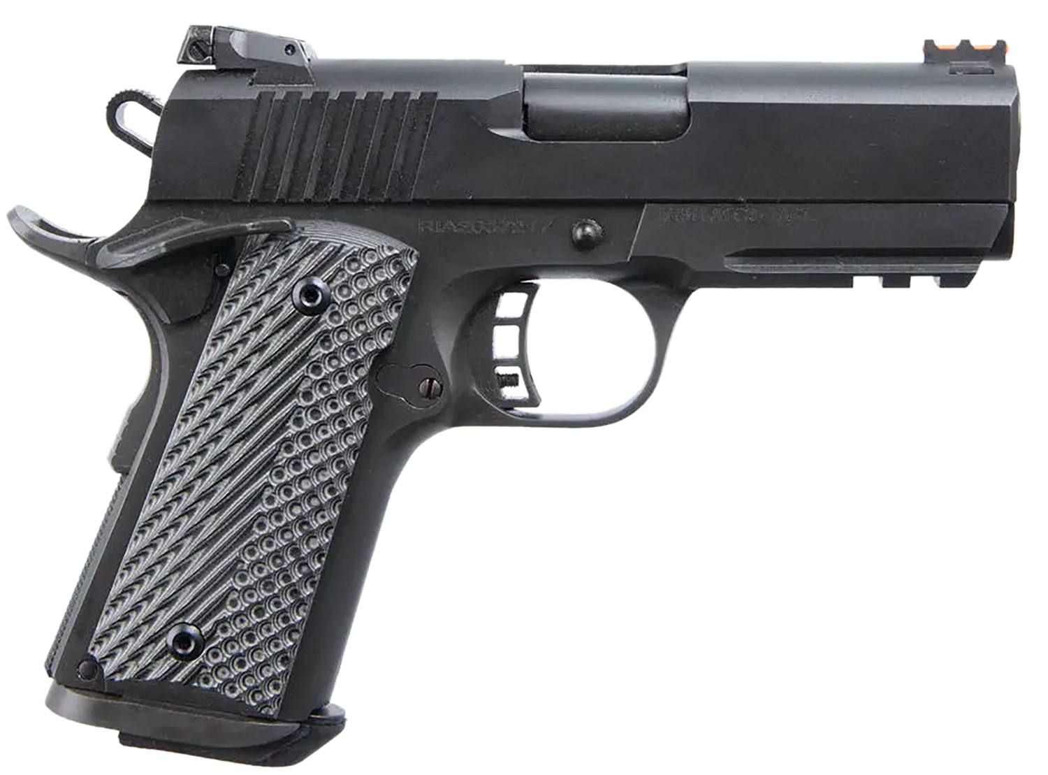 Rock Island Tac Ultra CS Pistol 51700, 9mm Luger, 3.62", Gray G10 Grips, Black Parkerized Finish, 8 Rds