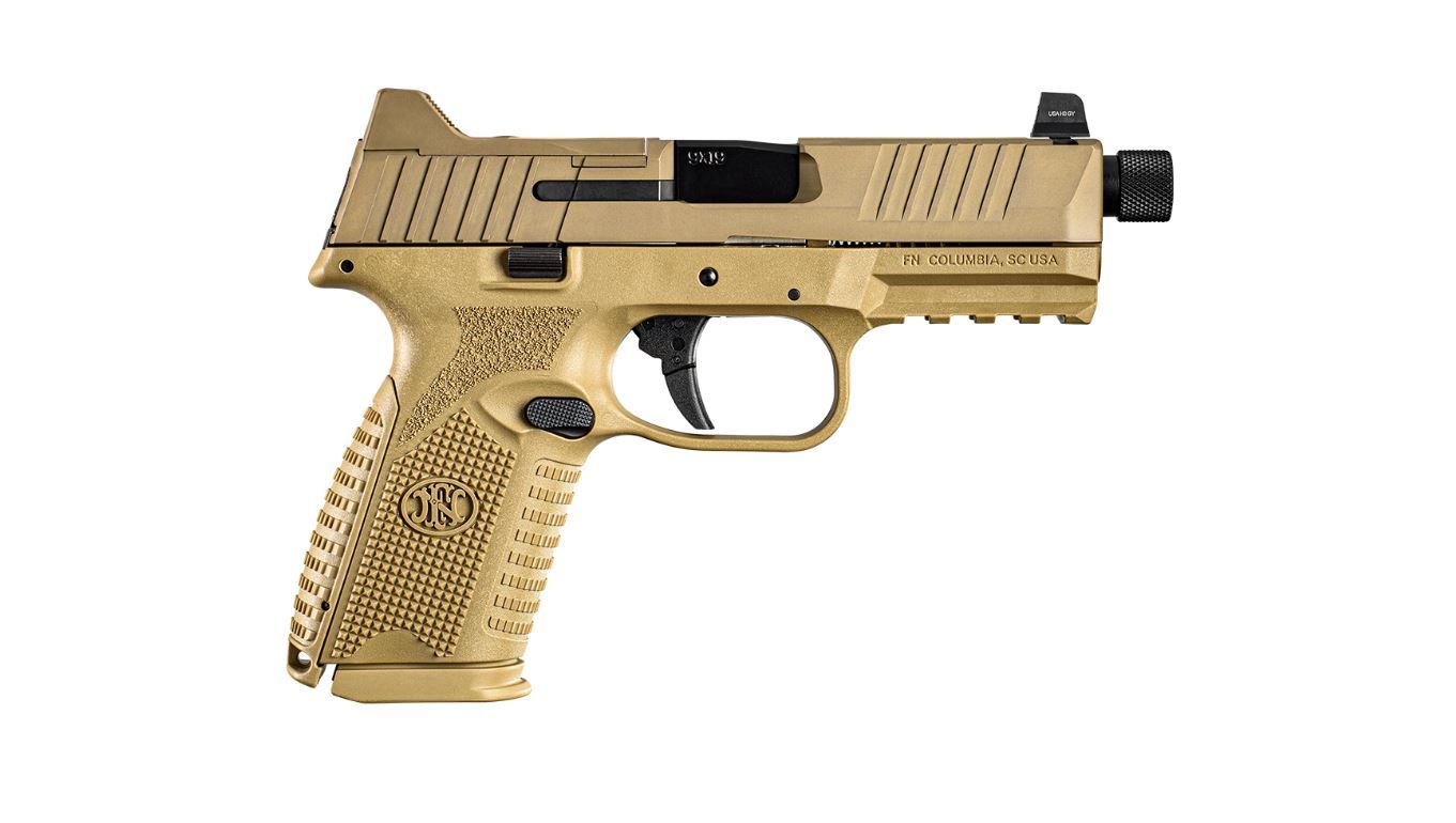 FN Herstal FN 509 Midsize Tactical Pistol 66-101709, 9mm, 4.5in, FDE Polymer Grips, 24 Rds
