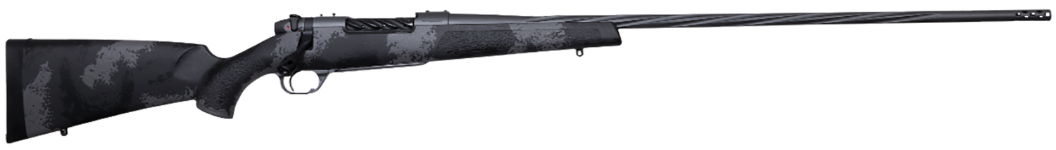 Weatherby Mark V Live Wild Bolt Action Rifle MLW01N300WR8B, 300 Wthby Mag, 26" Threaded, Carbon Gray Stock, 3 Rds