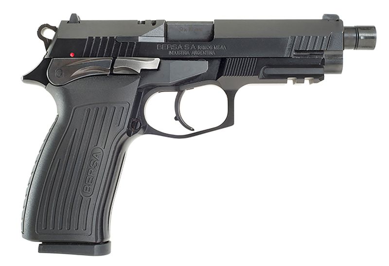 Bersa TPRX Pistol TPR9MX, 9mm Luger, 4.25in, Black Polymer, Matte Black Finish, 17 Rds